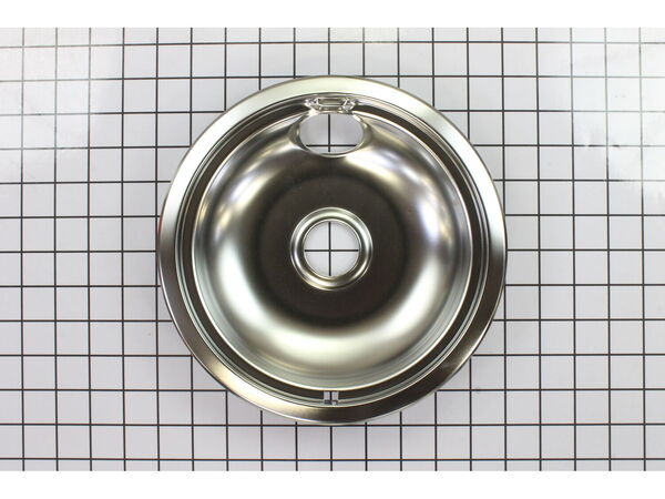 Chrome Drip Bowl - 8 inch – Part Number: WPW10196405